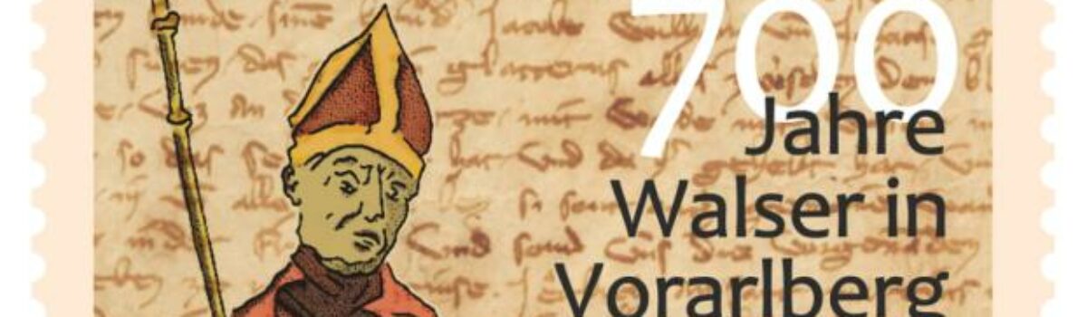 Ersttagsausgabe Sonderbriefmarke „700 Jahre Walser“